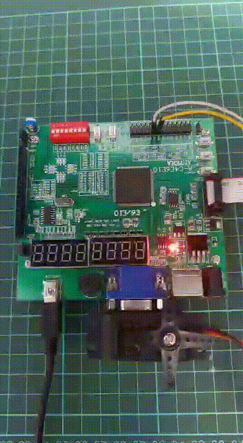FPGA Servo Motor Control with VGA Display