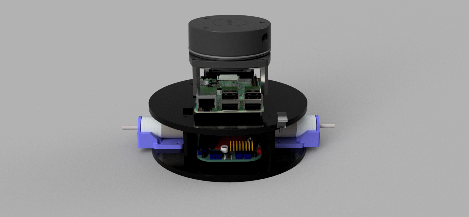 Hykabaï robot CAD rendering - latest design iteration