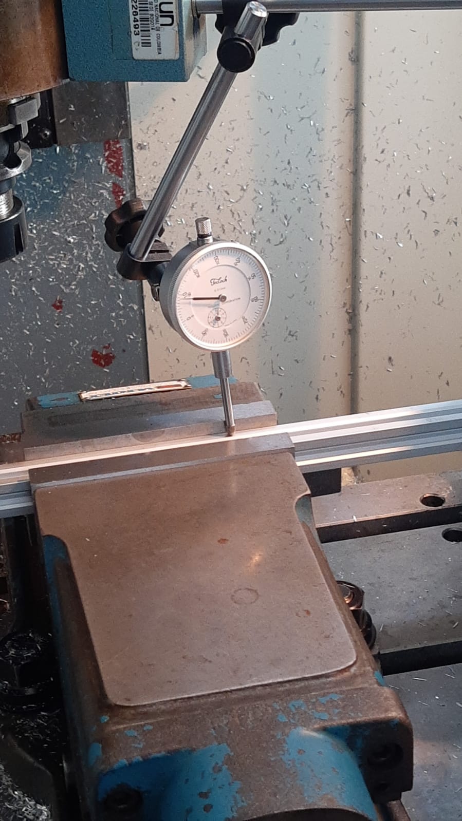 Full machine assembly side view