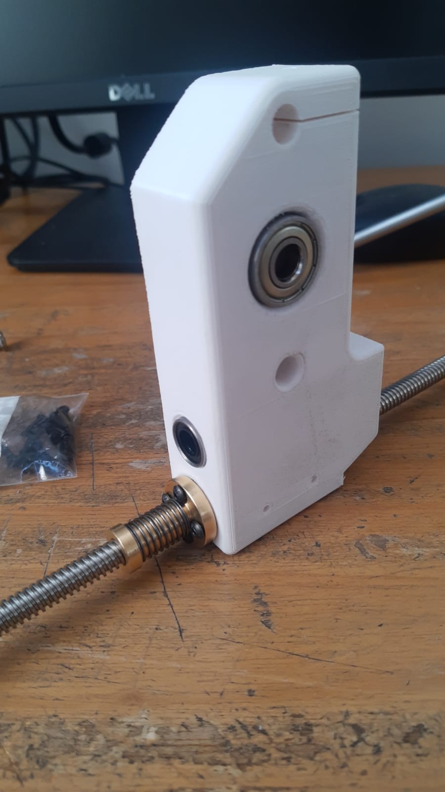 Stepper motor mounting configuration