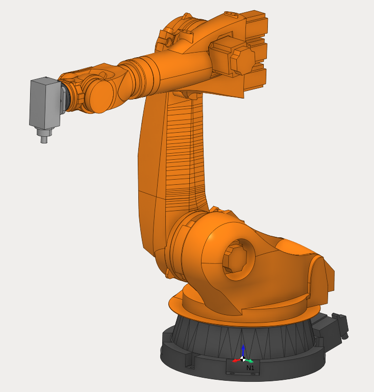 KUKA KR150 Industrial Robot with rotary table setup