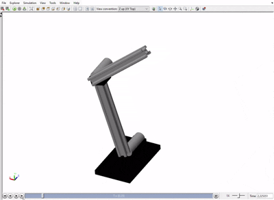 2-DOF Robotic Arm Parametric Trajectory